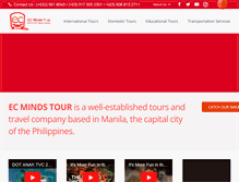 Tablet Screenshot of ecmindstour.com
